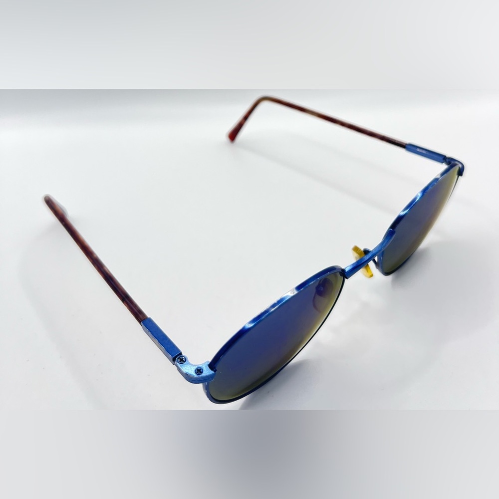 Vintage Signia Blue Oval Sunglasses Frames